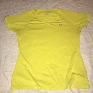 Under Armour Yellow Tee